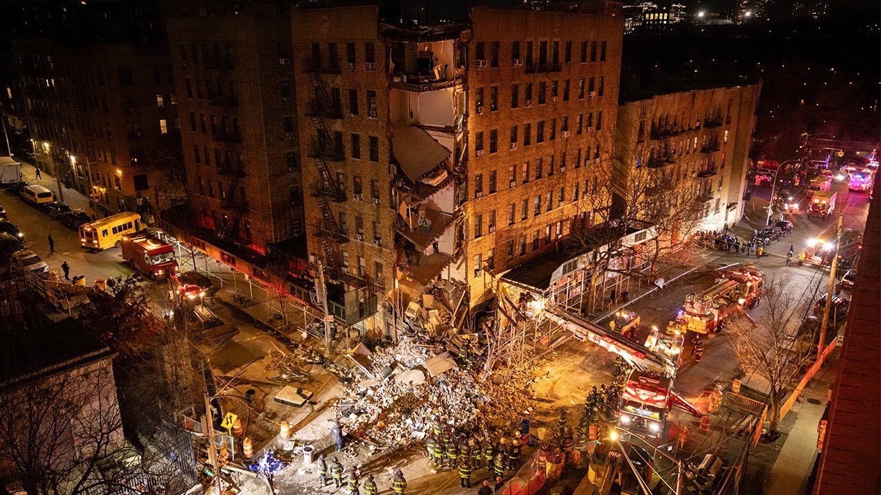 Hours-long search turns up no victims after partial building collapse ...