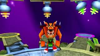 CRASH BASH-PS1(ITALIANO)WARP ROOM 1:LE SFIDE DELLE GEMME screenshot 4
