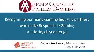 2018 Responsible Gaming Education Week