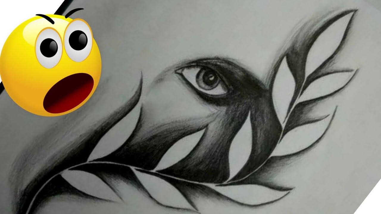 how to draw a beautiful pencil drawing.. very easy for beginners