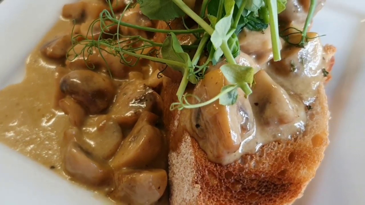 Garlic, stilton & cider mushrooms YouTube