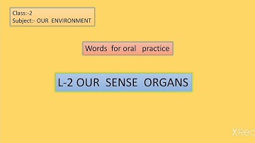 2nd class EVS- Lesson-2