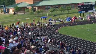 2016 mens 100m Ohio region 3 final