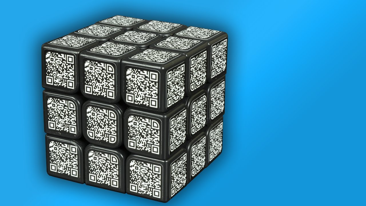 Code cube. Куб. Кубик рубик 3d. QR куб. Кубик с QR кодом.