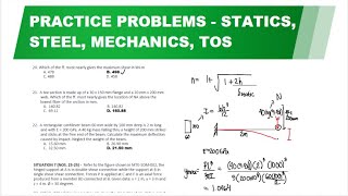 CE Past Board Exam - Deflection & Slope in Beams, Moving Loads, Centroid, Deflection due to Impact