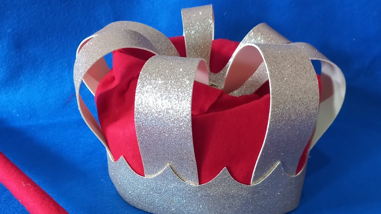 Artesanato 👑, como fazer coroa e cetro de Rei