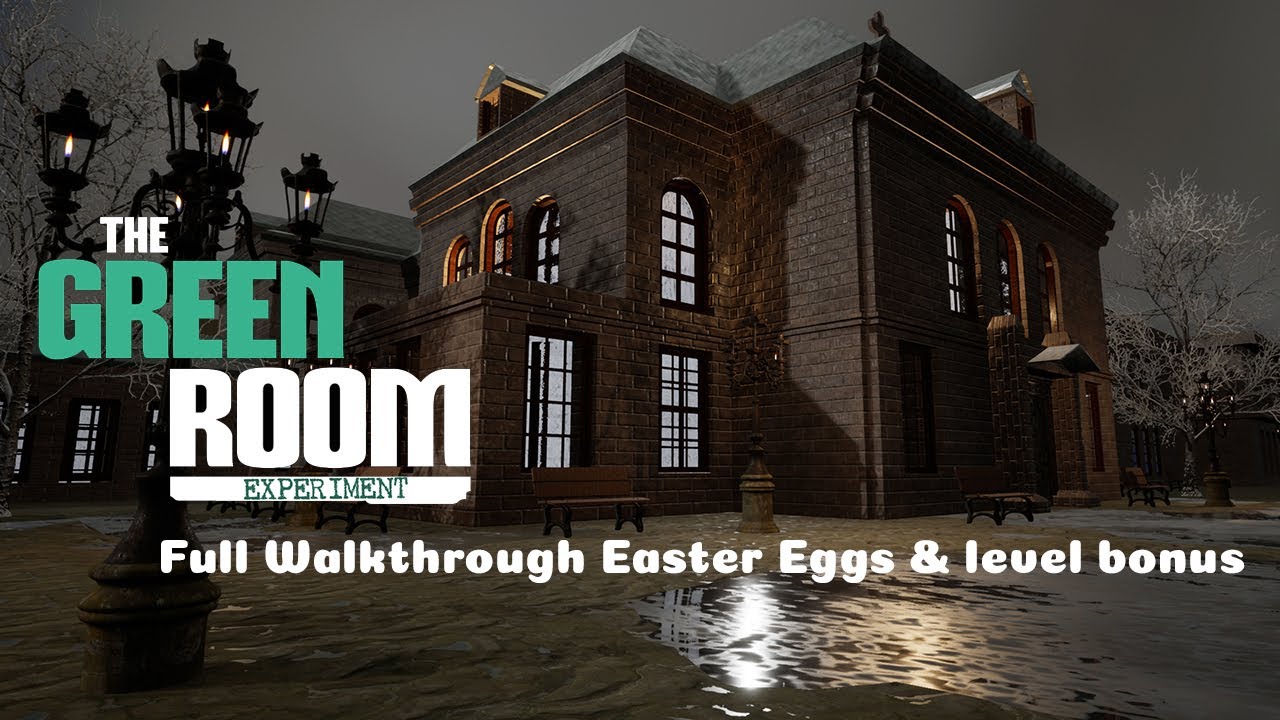 The Green Room Experiment Full Walkthrough with all Puzzle and Easter