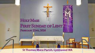 STMP | Holy Mass | First Sunday of Lent | Feb 22nd 2026