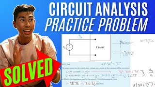 Intro to Circuit Analysis | Ch.9 Sinusoidal Steady-State Analysis | Q1: The expressions for the s...