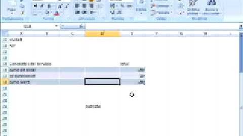 excel 2007 facturas presupuestos analisis de datos con videotutoriales.es factura 1