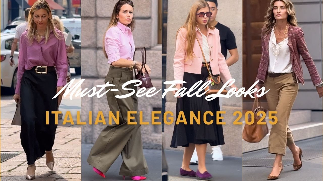Must-See Looks! How Italian Women Dress This Fall | Milan Street Style 2025 That Redefines Elegance
