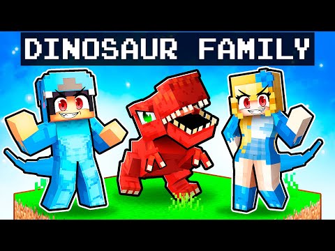 Having a DINOSAUR FAMILY In Minecraft!