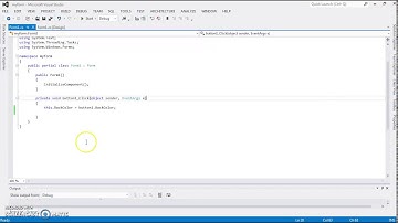 Changing WindowsFroms Background color at RUN Time in C# net using Button tool Part1
