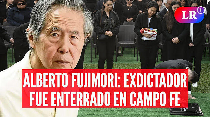 Exdictador ALBERTO FUJIMORI recibe su último adiós en CAMPO FE | EN VIVO | #EnDirectoLR
