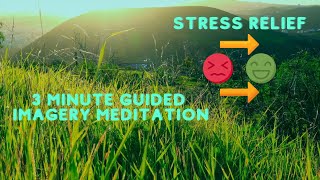 Say Goodbye to Stress with this Quick and Easy 3 Minute Guided Imagery Meditation