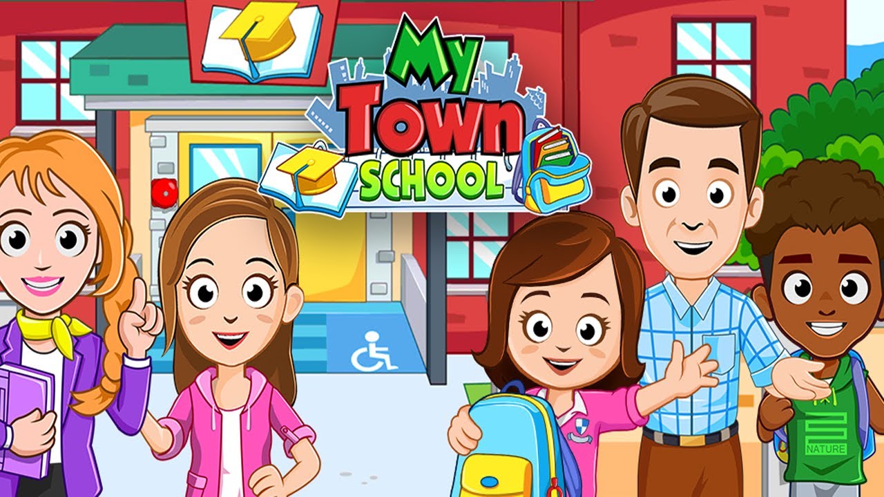 My school games. Игра my Town. My Town школа. Город школа игра. Игры в школе.