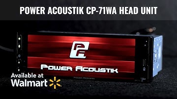 CP-71WA Single DIN Stereo | Wireless CarPlay, Android Auto & Touchscreen | Power Acoustik @ Walmart