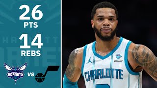 Miles Bridges Double-Double Highlights vs. Jazz | February 22, 2024