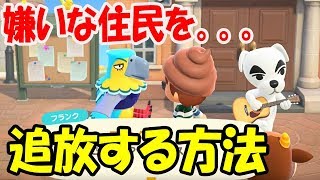 【あつ森】おいだせどうぶつの森！嫌いな住民を島から追い出す方法は存在する？真相について話します【あつまれどうぶつの森/住民厳選】