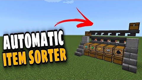 Minecraft 1.19 | Automatic sorting system !!