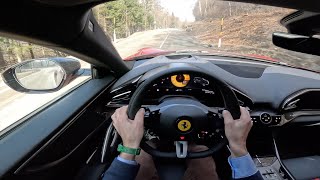POV: Ferrari Purosangue | External, internal, sound, acceleration