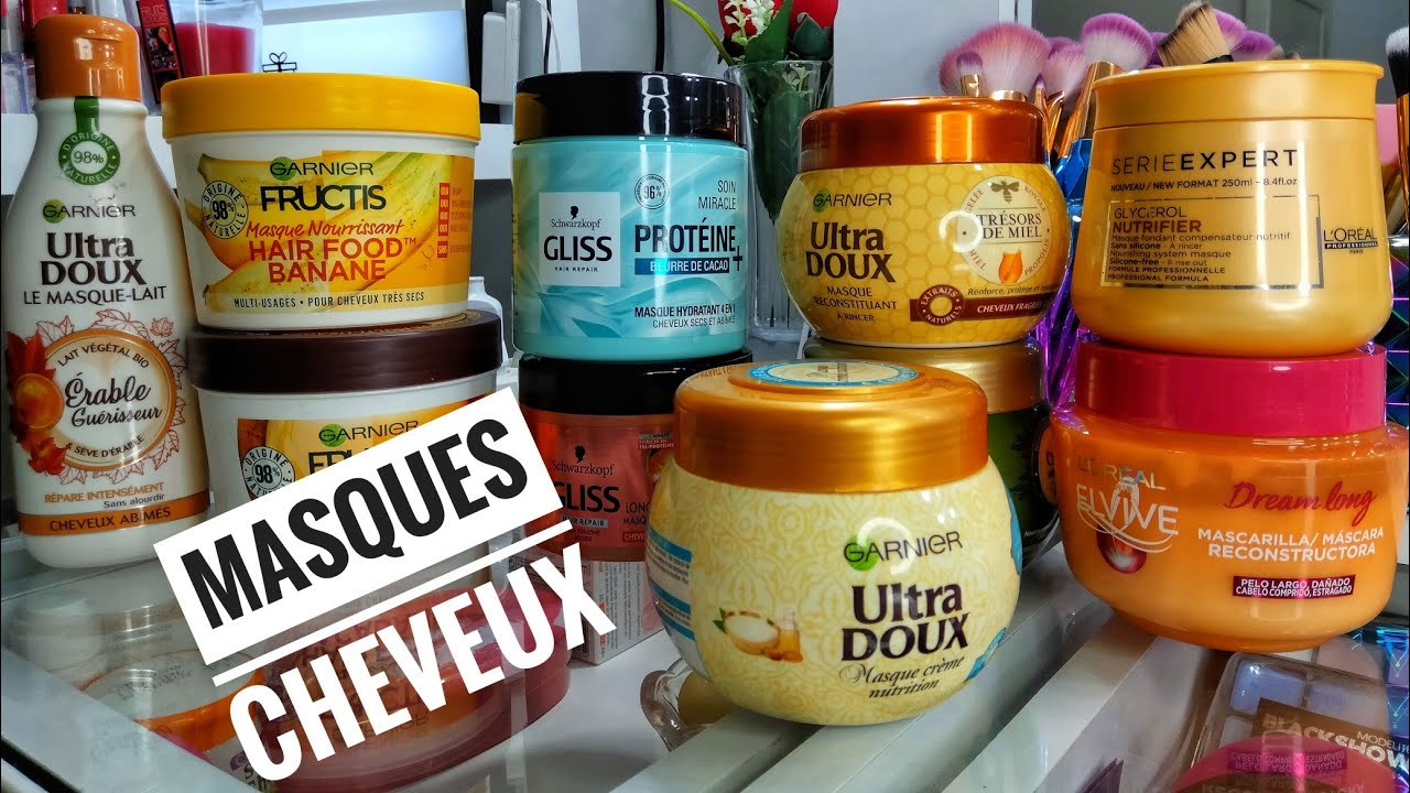 ماسكات الشعر من مختلف الماركات