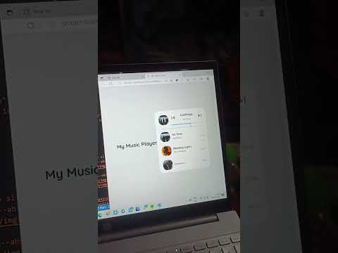 My Music 🎶 player I have Created  using with #html  ,#css #javascript #webdevelopment