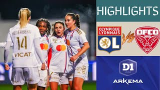 Lyon vs Dijon FCO Women's Division 1 Highlights | Match Day 8