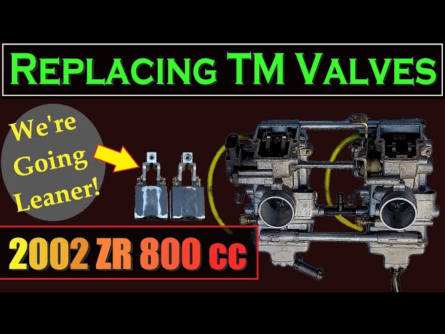 02 Arctic Cat ZR 800 CCE Rebuild Part 22 || Replacing Mikuni TM