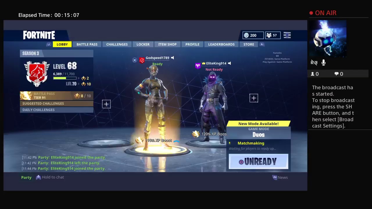 Playing with Aheezy da islander and Zapro. Forntite Battle Royale