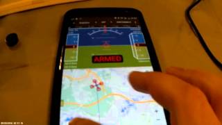 Tbs Crossfire Et Vector Bluetooth Droidplanner 3 Gps Coords - Bad Quality Video