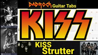 Strutter - KISS - Guitar + Bass TABS Lesson