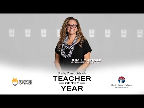 Kim Ethridge - Teacher of the Year 2020-2021 Oak Mountain Intermediate School