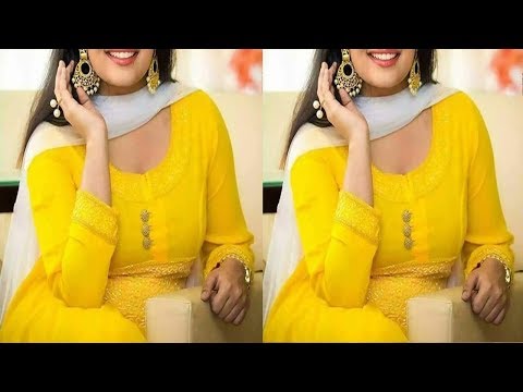 yellow colour ka dress