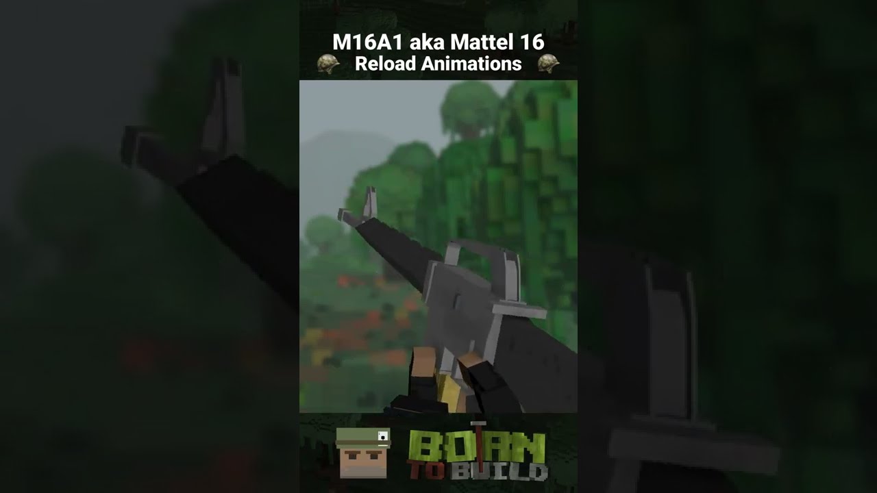 Here's my take on the M16A1 reload animation...