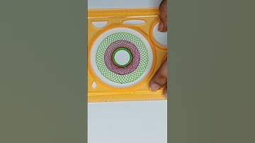 "Relaxing ASMR Spirograph Drawing | Mesmerizing Patterns & Satisfying Sounds" #asmr ##spirograph