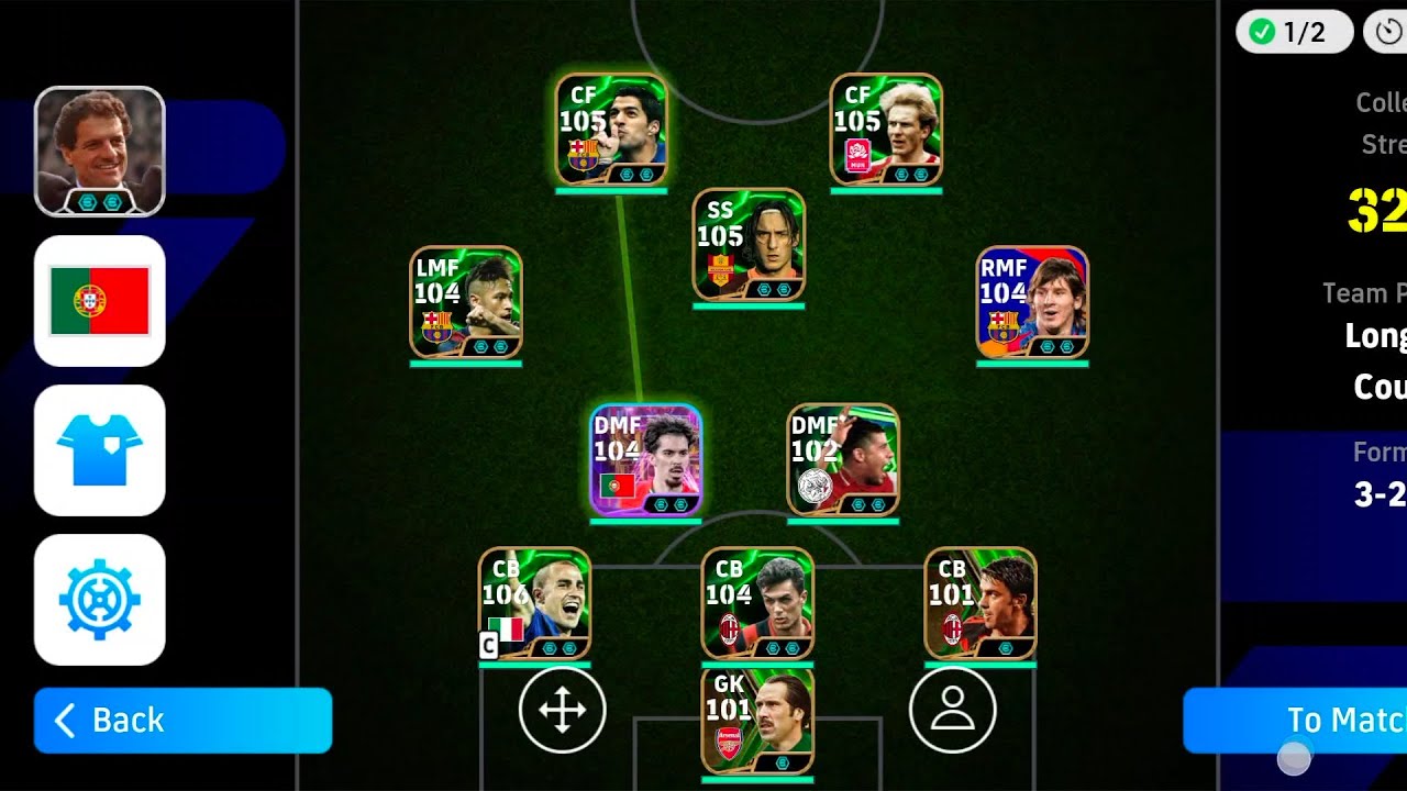 football kick counter formation💯