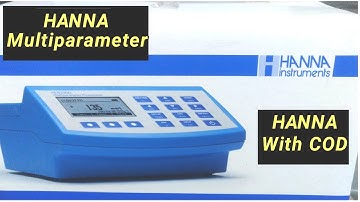Water & Wastewater Multiparameter (with COD) Photometer and pH meter - HI83399 Hanna Multiparameter