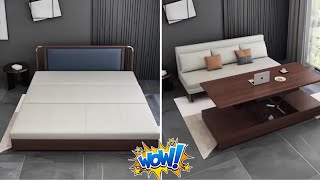 Modern multi-functional home design in asmall space😲Soft symmetrical multi-functional foldable decor screenshot 5