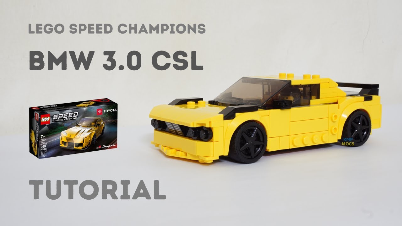 Tutorial - BMW 3.0 CSL E9 Lego Speed Champions 76901 Supra Alternate ...