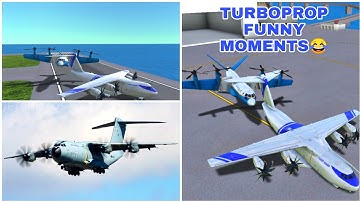 Turboprop flight simulator funny moments 😂|1.27 update soon [must watch]