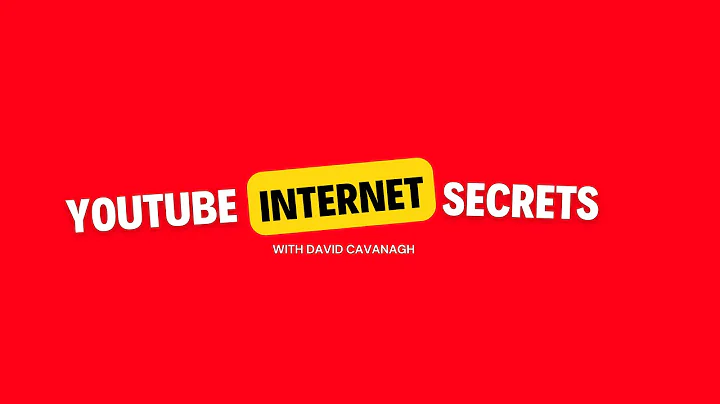 The Best Youtube Secrets Revealed | David Cavanagh