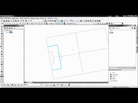 სტადიონის დახაზვა