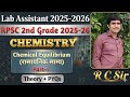 Lab Assistant Chemistry | RPSC 2nd Grade Chemistry | Chemical Equilibrium | रासायनिक साम्य | Part-1