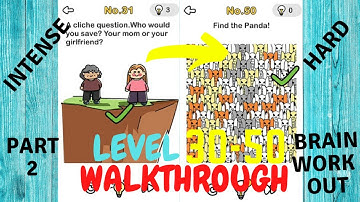 Brain out level 30-50 walkthrough-MrPewDiePie