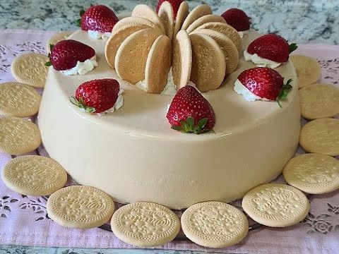 Gelatina de galletas Marias - YouTube