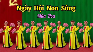 Văn Nghệ Chào Mừng Ngày Đại Đoàn Kết. Múa Hoa Ngày Hội Non Sông. Thanh Hằng.