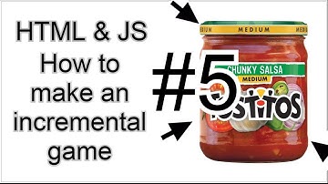 HTML & JS - How to make an incremental/clicker game - #5 Upgrades