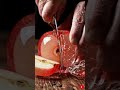 Hyper-Realistic Glass Apple Slicing ASMR in Slow Motion #aishorts #trendingshorts #shorts #shortsfee