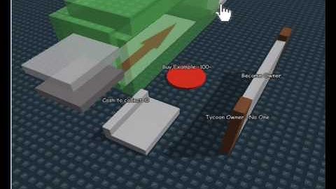 ROBLOX Tutorial August 2009 - How to make a tycoon